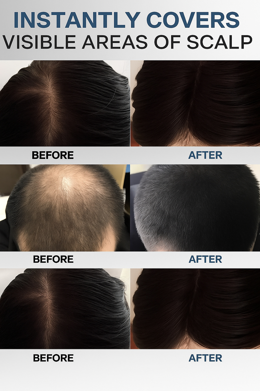 WAZDORF™ Root Cover Up – Long-Lasting Hair Powder